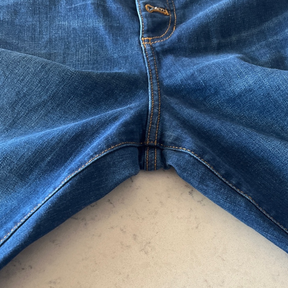 Lauren Conrad Super High Rise Flare Blue Jeans size 10 - Picture 5 of 8